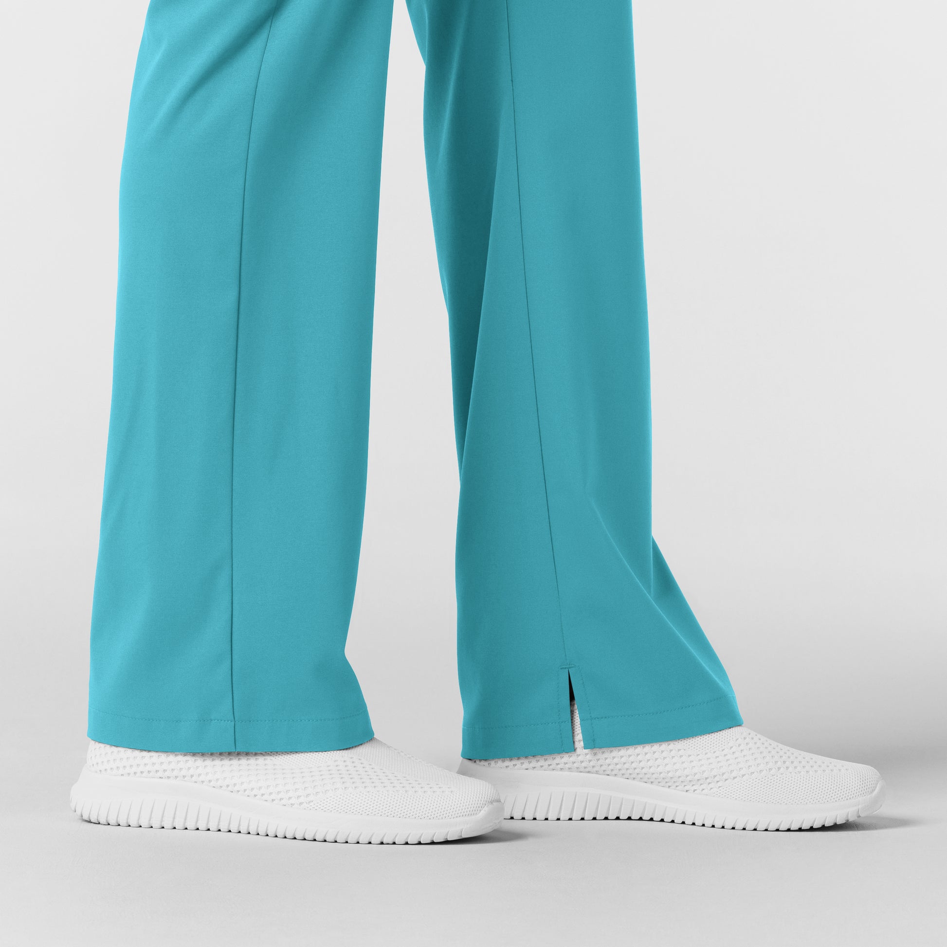 Boundless 5251 Bootcut Scrub Pants Teal Model Image Alternate | Wink