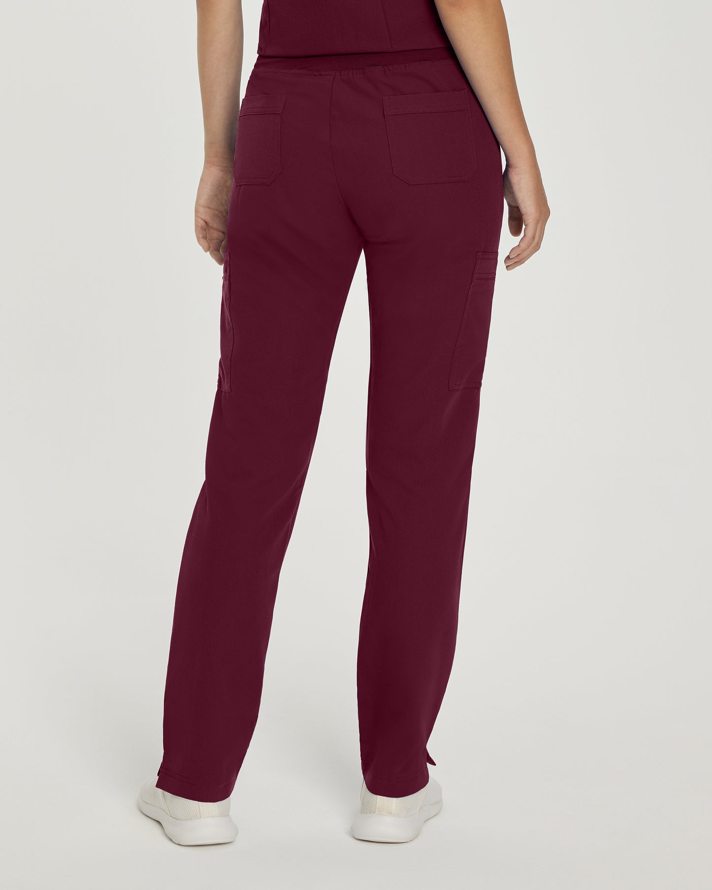 V-Tess 337 Women's Cargo Scrub Pants Wine Image