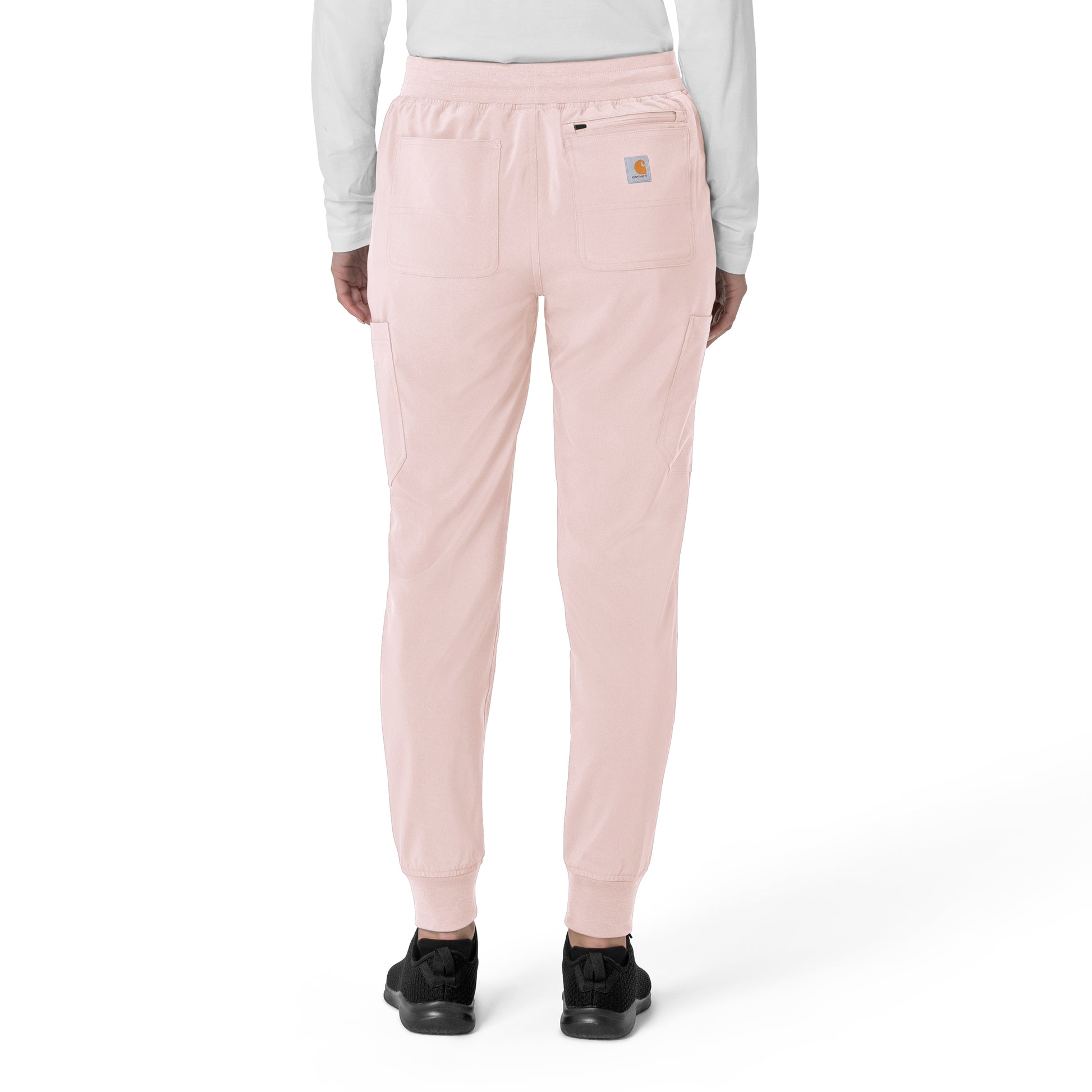 Force Cross-Flex C53110 Women's Cargo Jogger Scrub Pants Soft Rose
