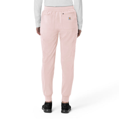 Force Cross-Flex C53110 Women's Cargo Jogger Scrub Pants Soft Rose