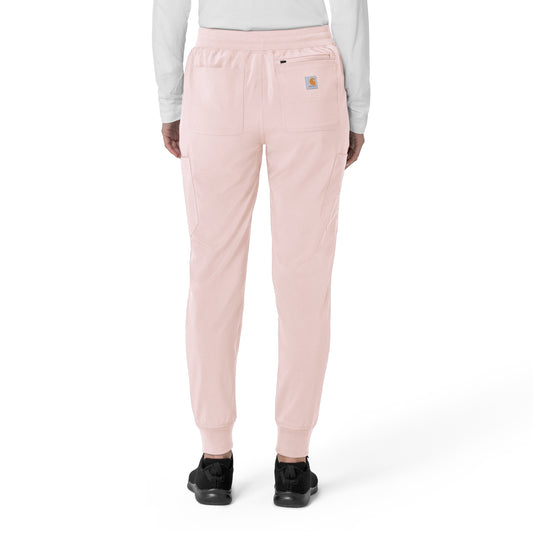 Force Cross-Flex C53110 Women's Cargo Jogger Scrub Pants Soft Rose