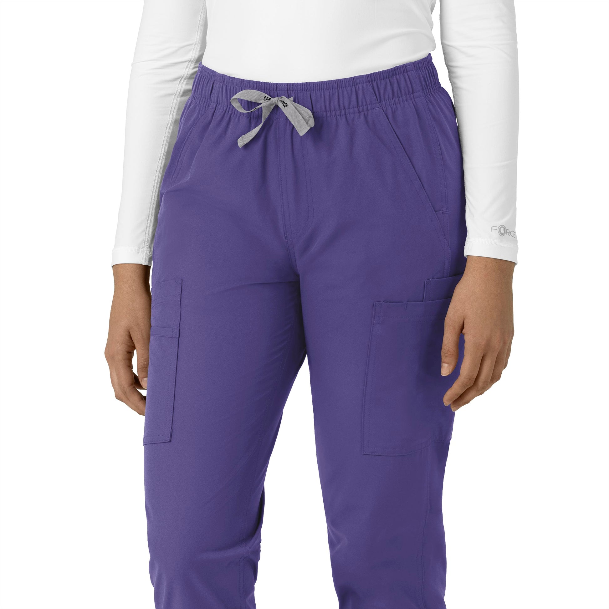 Force Essentials C51213 Straight Leg Scrub Pants Grape Model Image Alternate | Carhartt