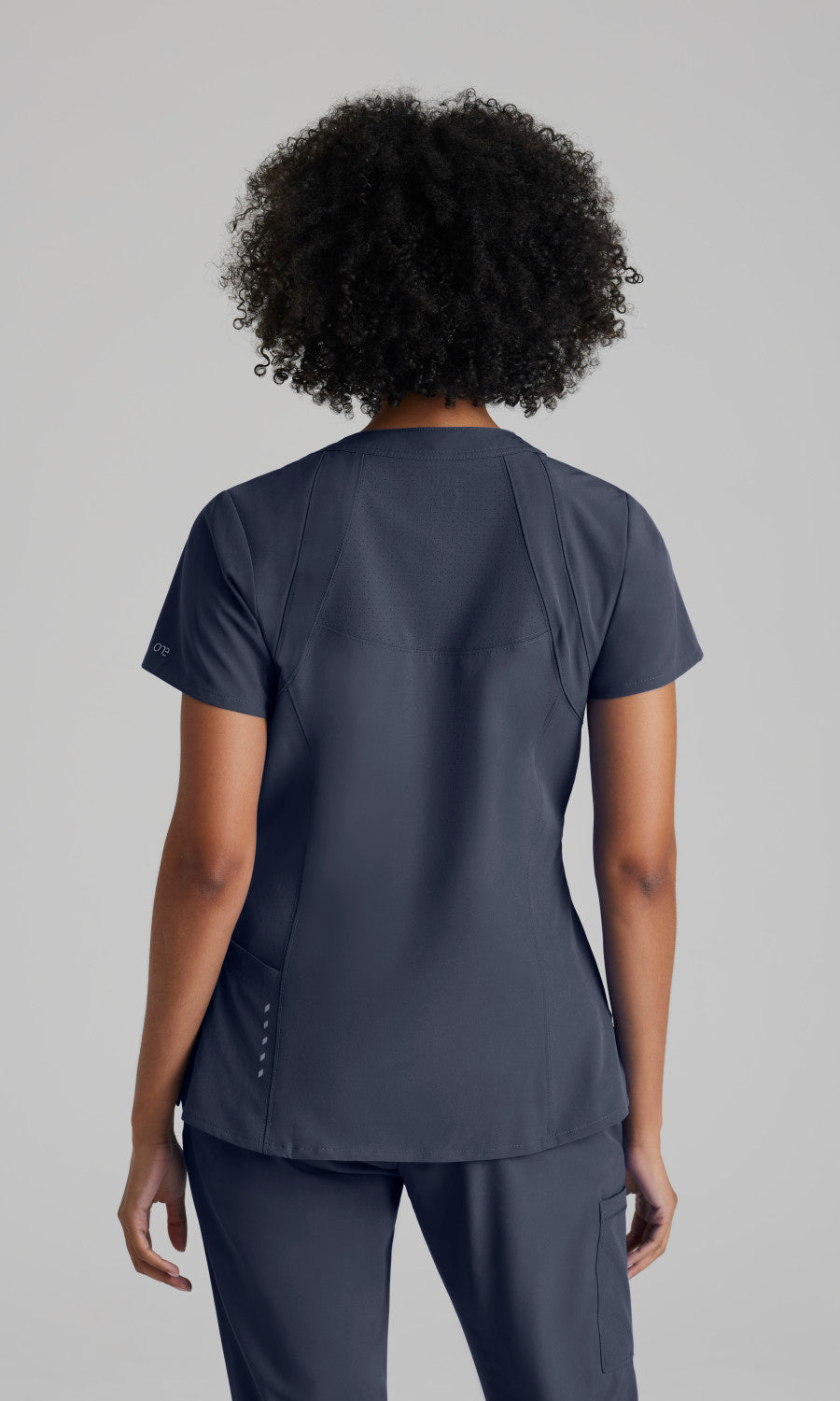 Barco One 5105 Racer Scrub Top Steel