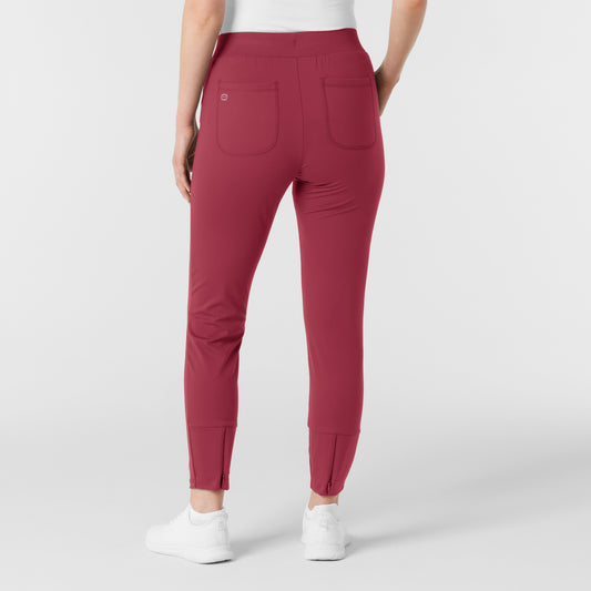 RENEW Knit 5259 Women's Track Scrub Pants Ruby