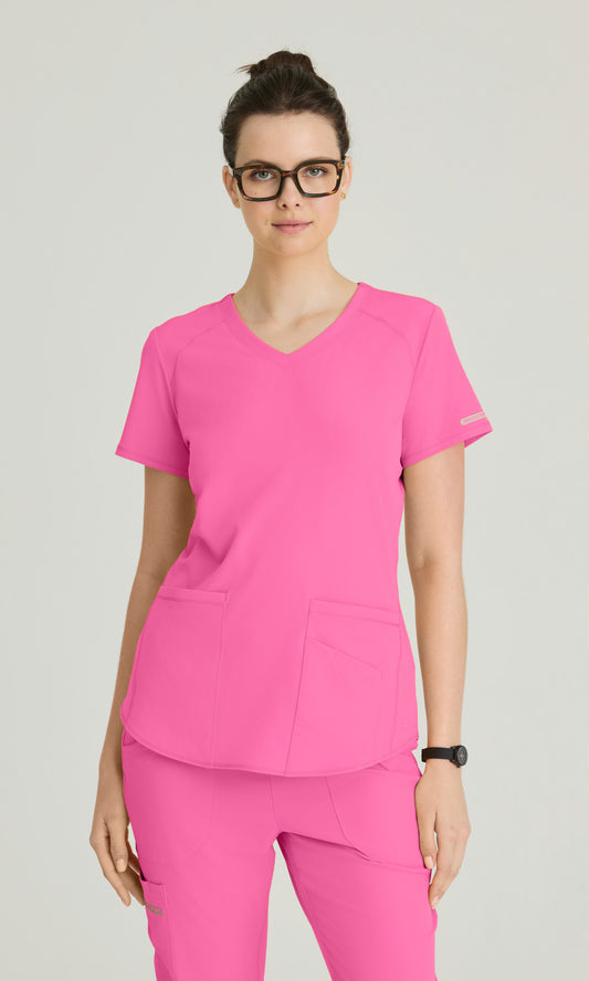 Skechers SK101 Women's Breeze Top in Passion Pink by Barco Model Image Front