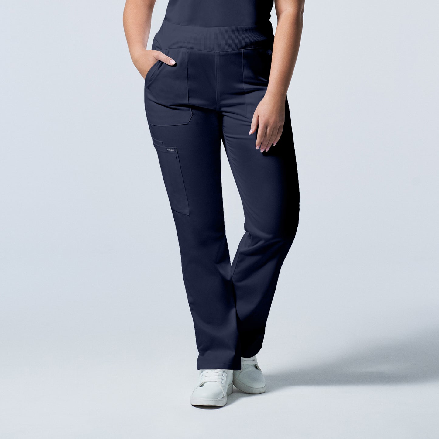 ProFlex LB405 Women's Cargo Scrub Pants True Navy Image