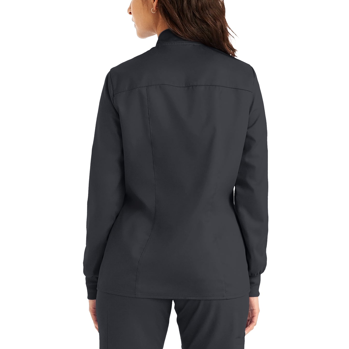 ProFlex LJ701 Women's 3 Pocket Scrub Jacket Graphite Image