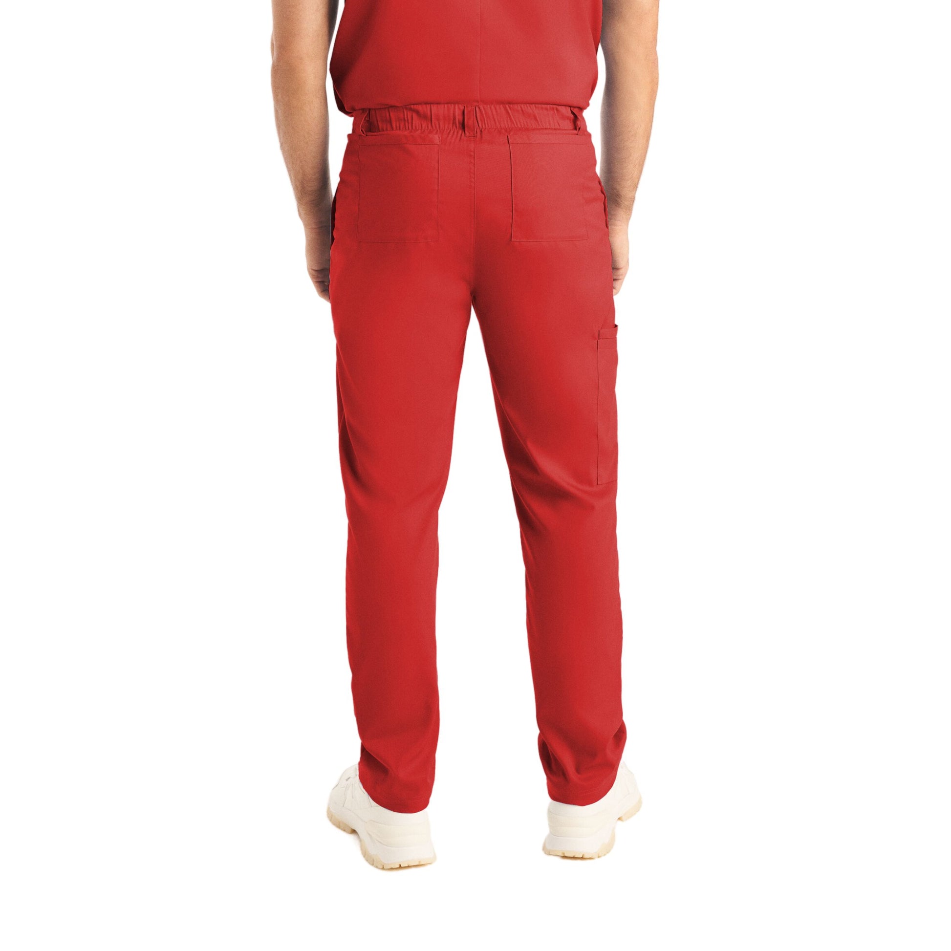 ProFlex LB408 Men's Cargo Scrub Pants True Red Image