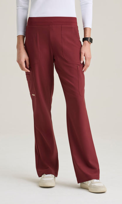 Grey's Anatomy Evolve GSSP729 Sky Pant Chestnut - front