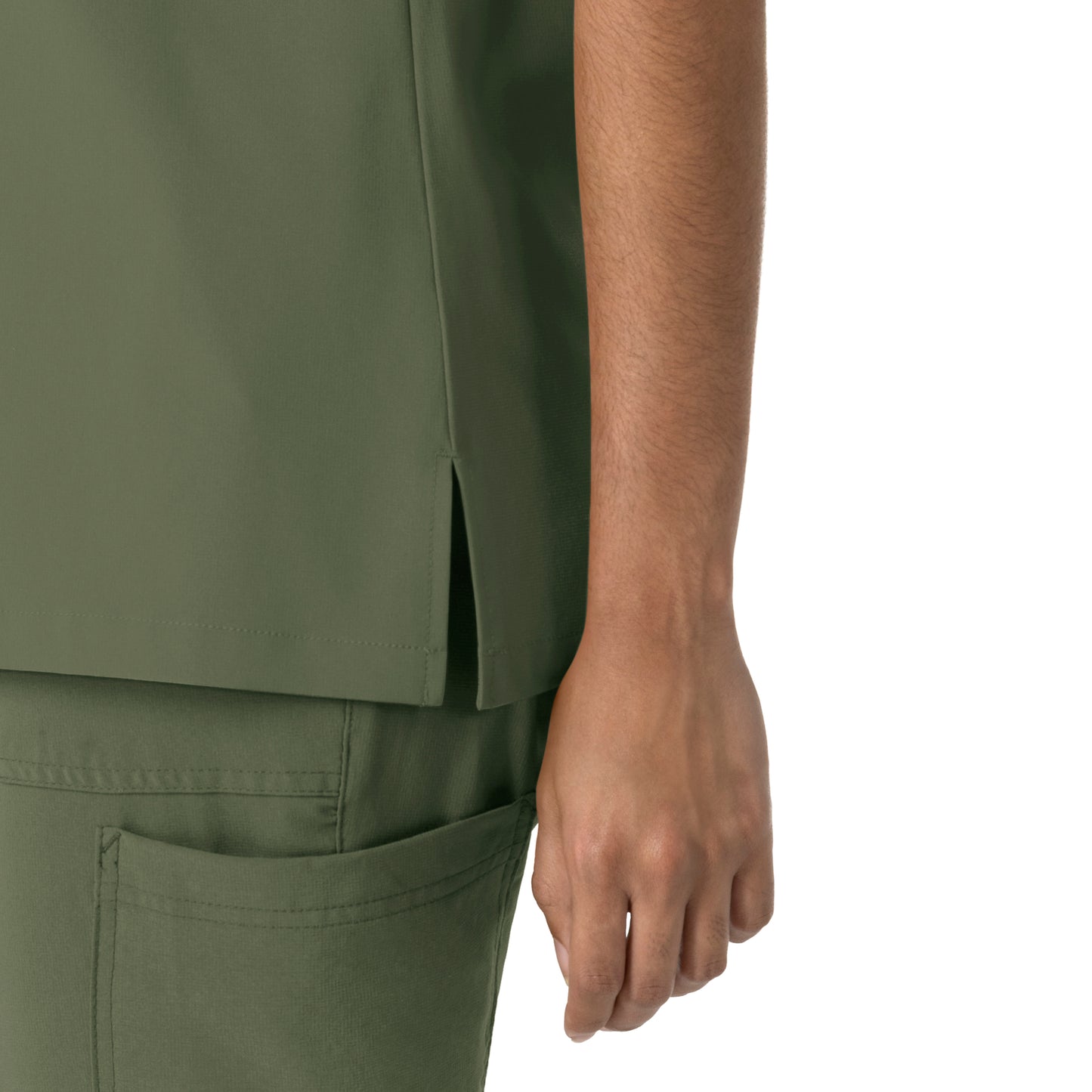 Force Cross-Flex C13510 Women's Crew Neck Scrub Top Olive