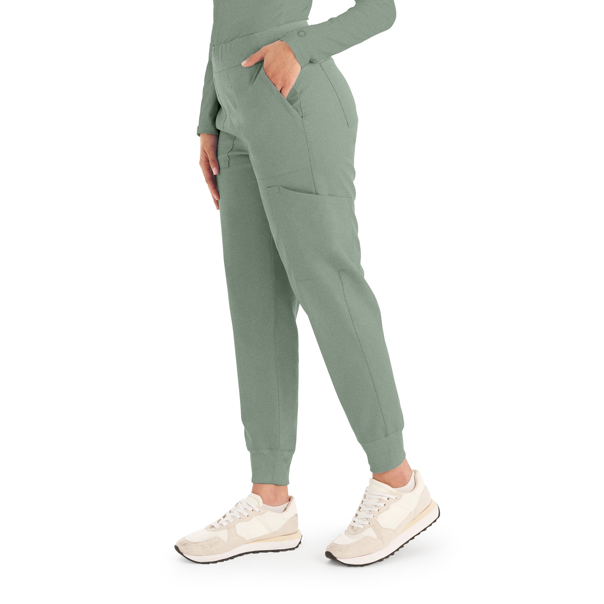 ProFlex LB406 Women's Jogger Scrub Pants Seagrass Image