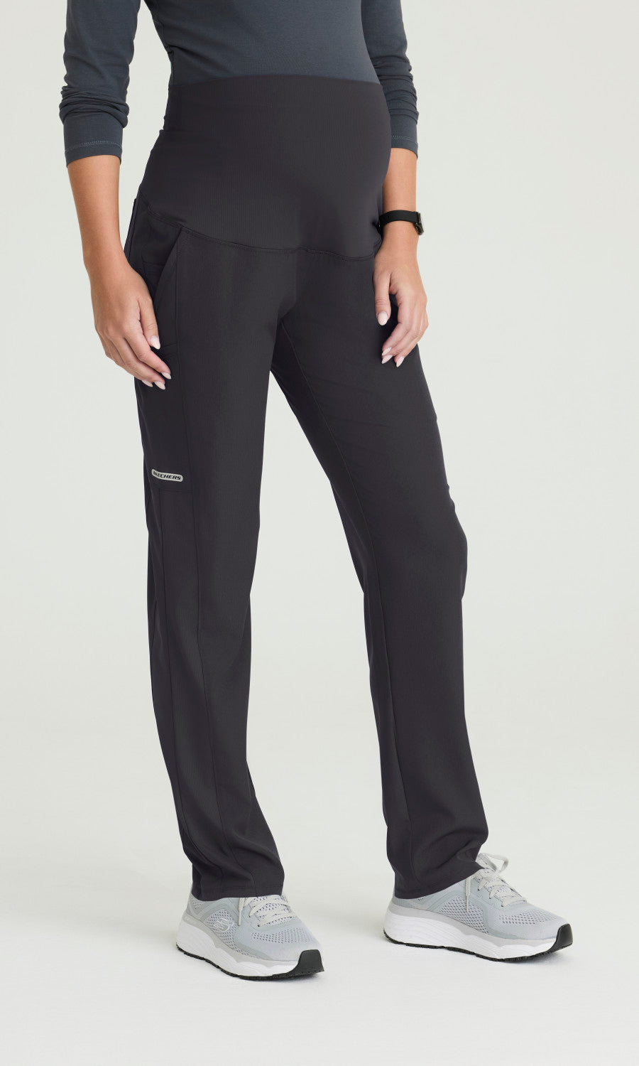 Skechers SKP705 Nurture Maternity Pant Pewter