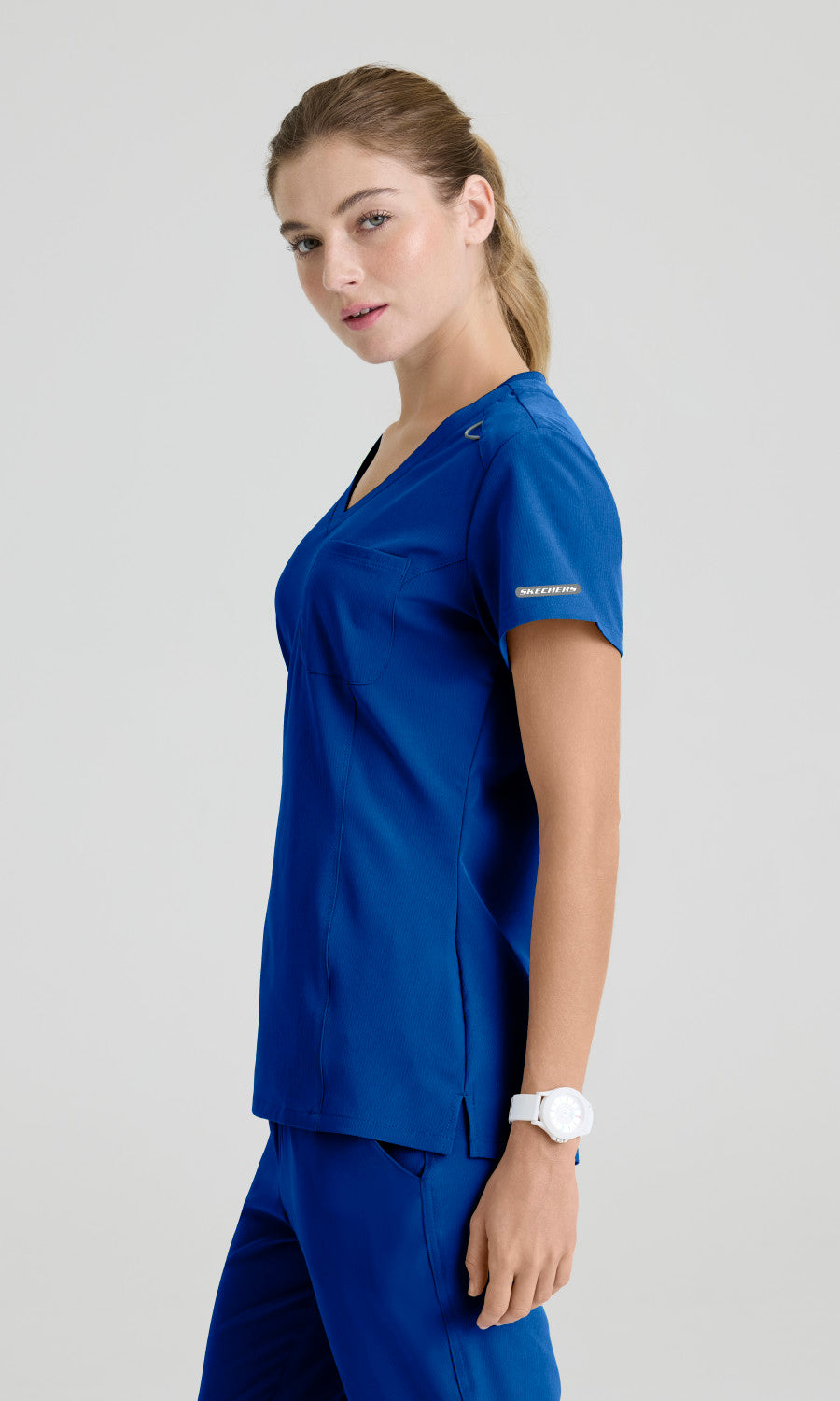 Skechers SKT147 Dignity Scrub Top New Royal