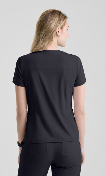 Grey's Anatomy Knits GRST336 Swift Top Steel - back