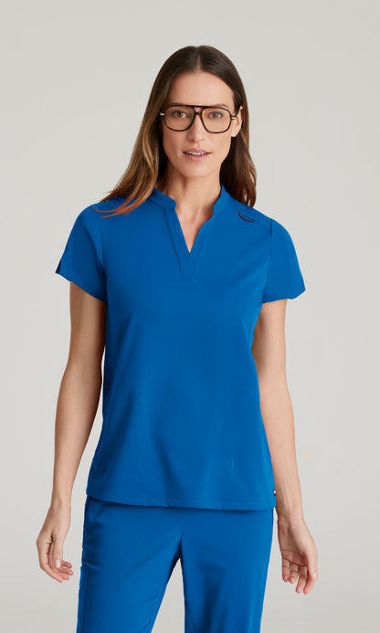 Grey's Anatomy Stretch GRST230 Avery Scrub Top New Royal