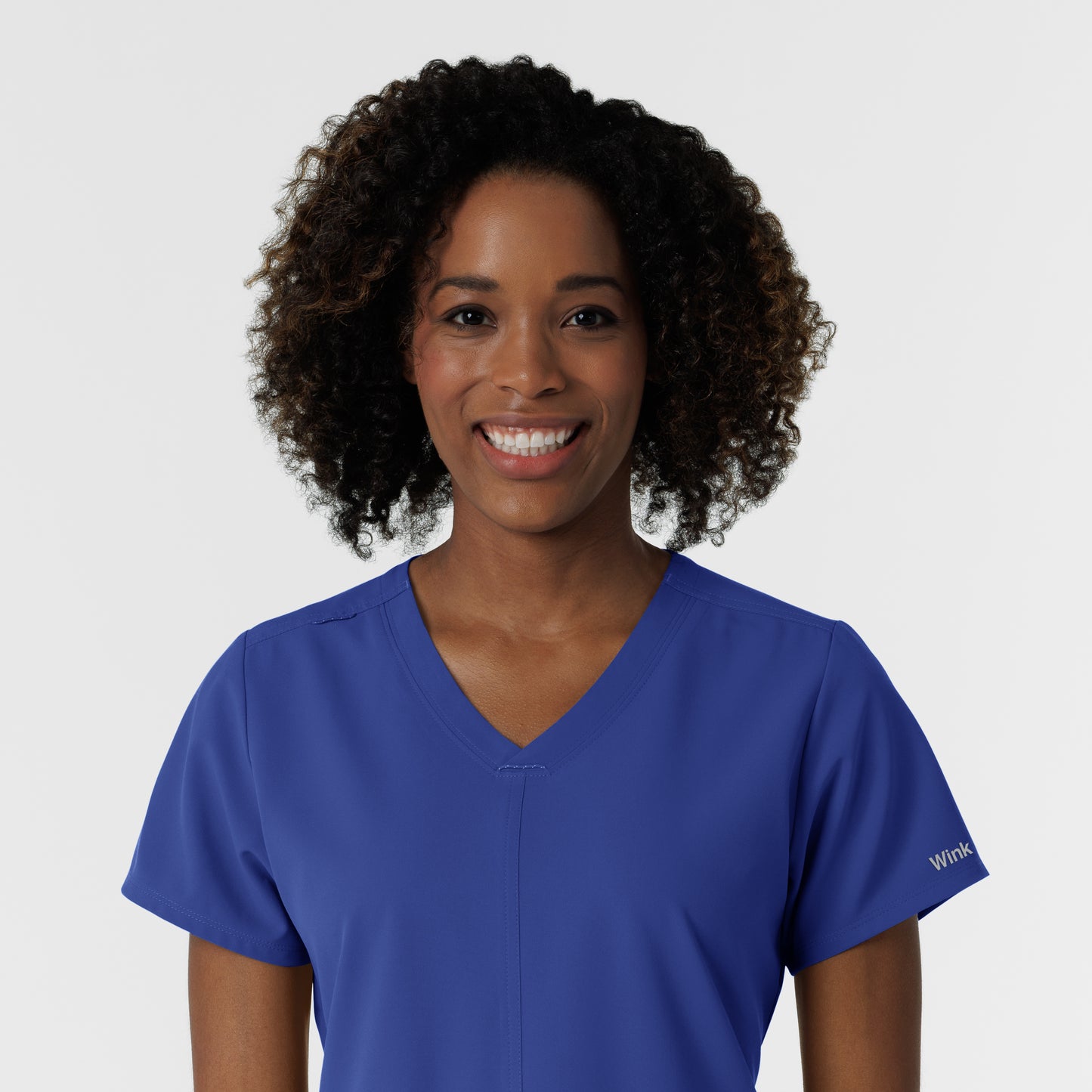 NURTUR 6180 Women's V-Neck Scrub Top Galaxy Blue