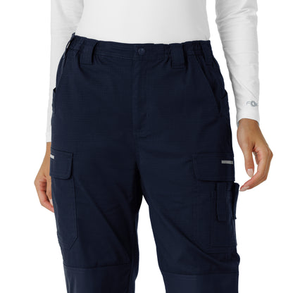 Rugged Flex C52418 Women's Ripstop Cargo Pantss Dark Navy