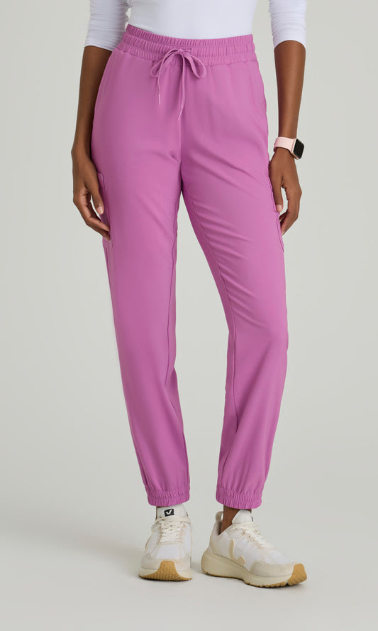 Grey's Anatomy Evolve GSSP625 Terra Scrub Joggers Twilight Mauve