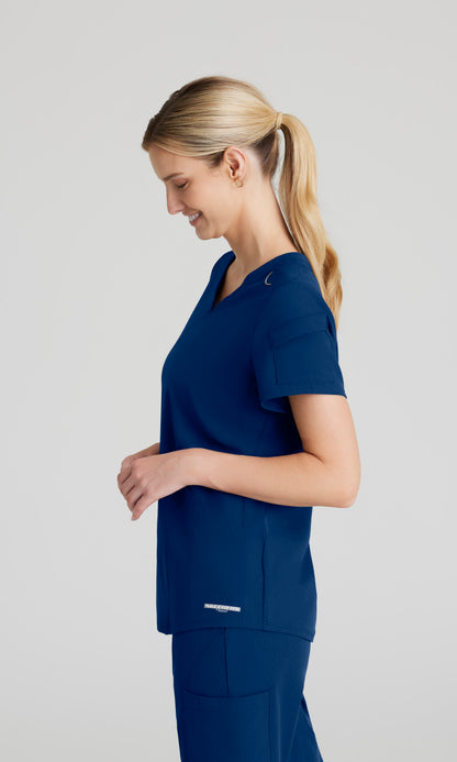 Skechers Vitality SKT225 Aura Scrub Top Navy