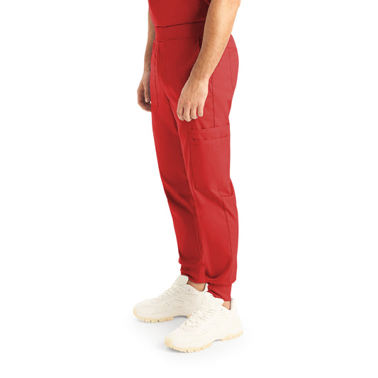 ProFlex LB407 Men's Jogger Scrub Pants True Red Image