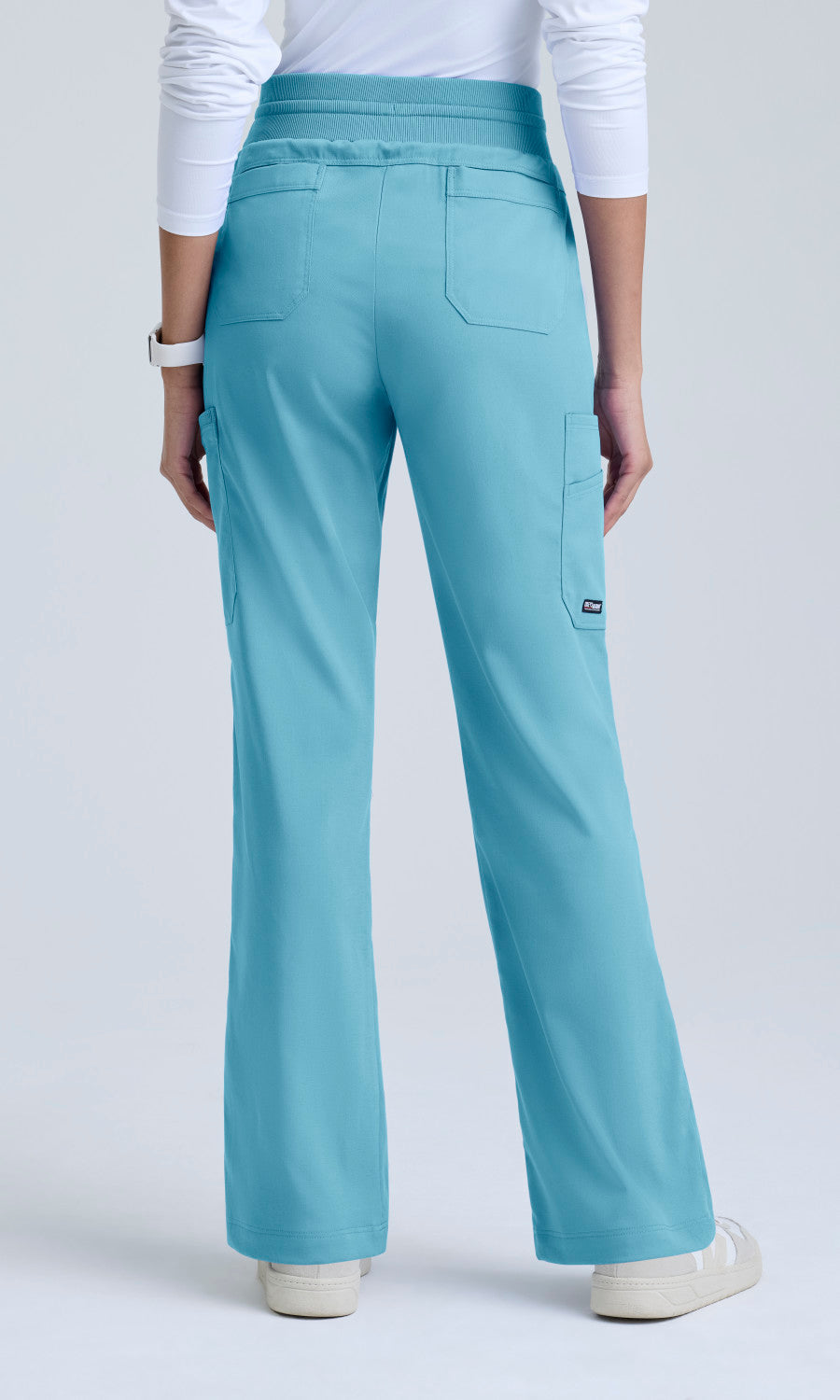 Grey's Anatomy Stretch GRSP722 Kristi Pant Ice Blue - back
