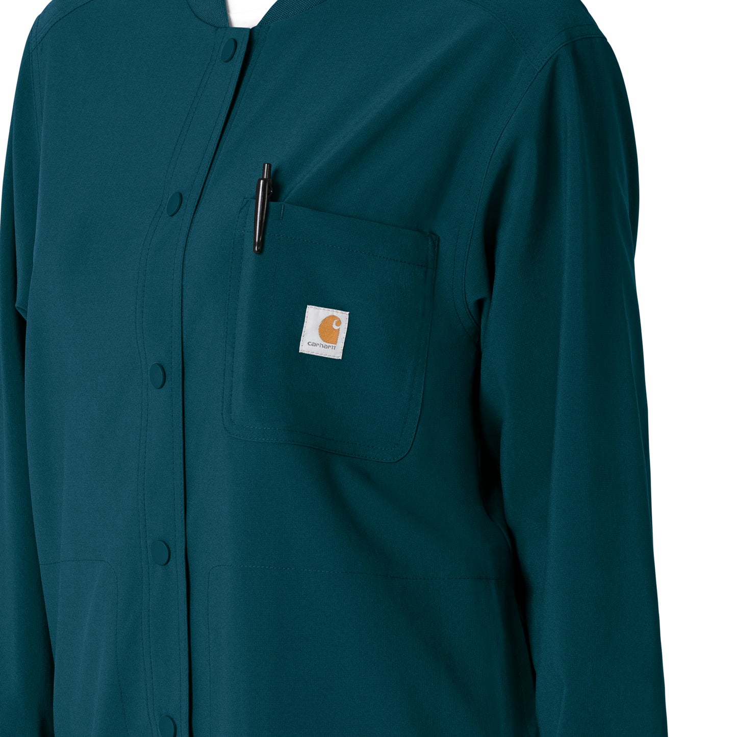 Force Cross-Flex C82210 Shirt Jacket Caribbean Model Image Alternate | Carhartt