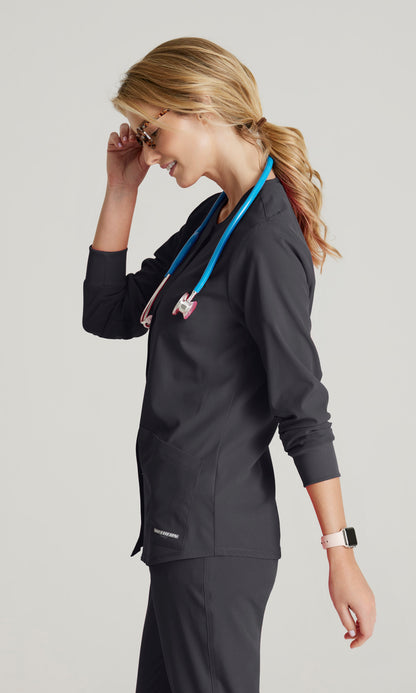 Skechers SK401 Stability Scrub Jacket Pewter