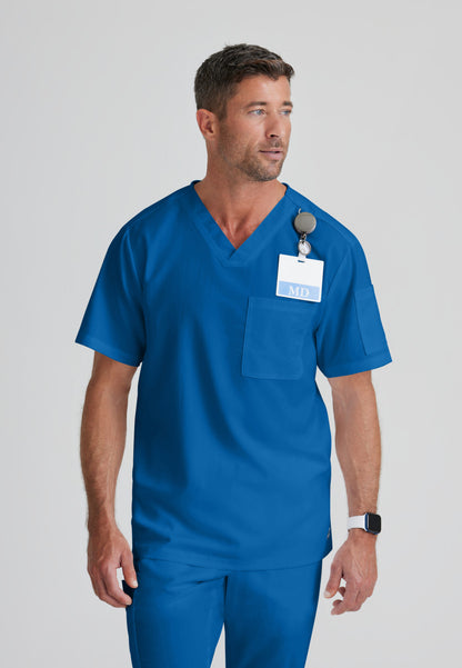 Greys Anatomy GRT091 Evan Scrub Top New Royal