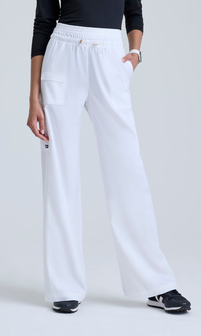 Grey's Anatomy Stretch GRSP747 Nina Pant White - front