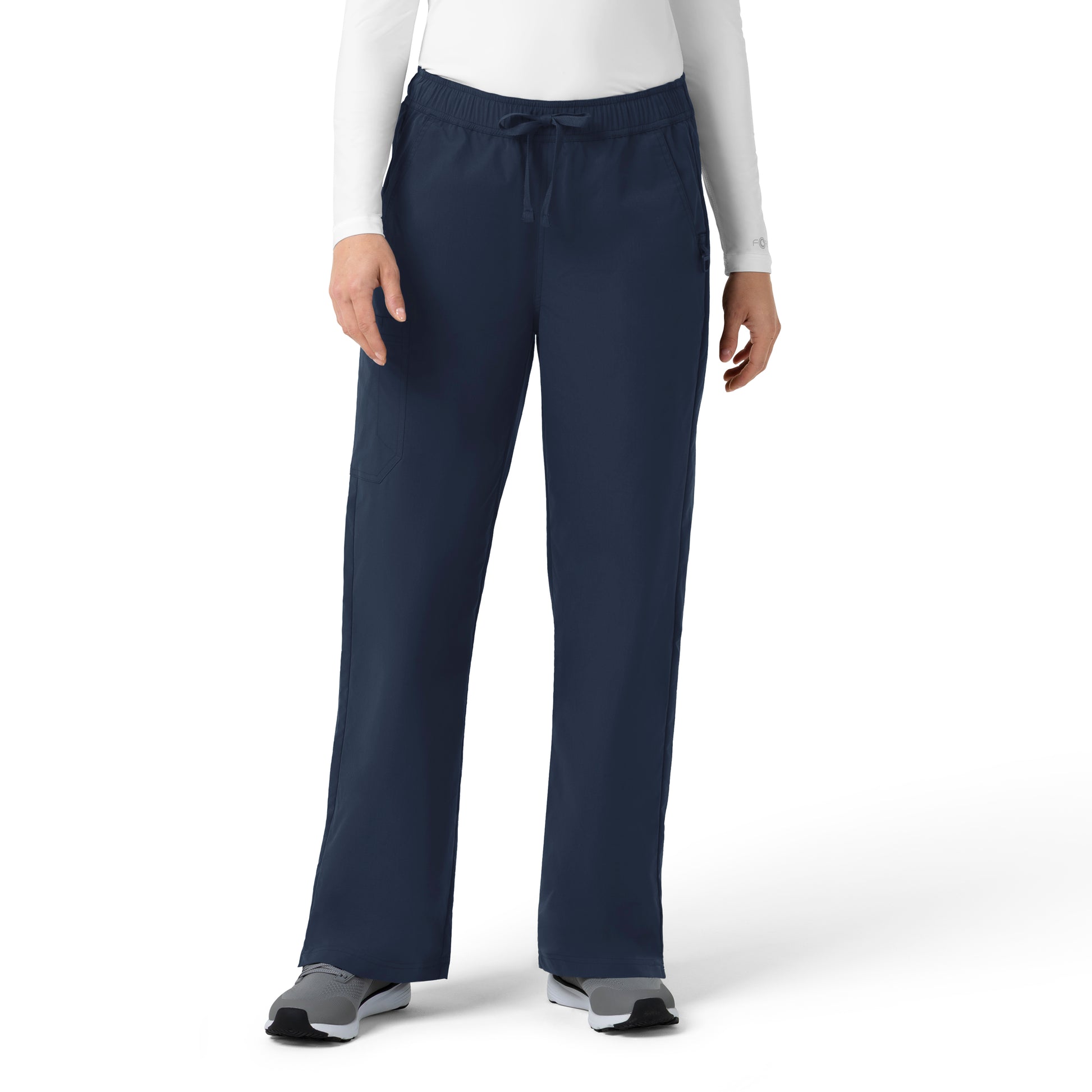 Rugged Flex C52239 Women's Ripstop Boot Cut Cargo Scrub Pants Navy