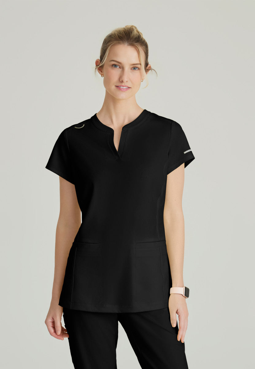 Skechers SKT259 Coast Scrub Top Black