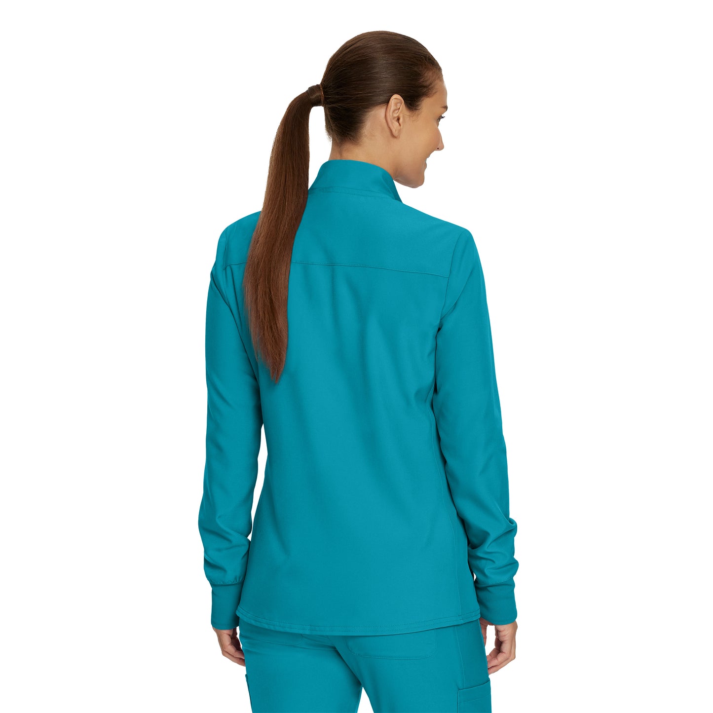 Forward LJ700 Women's 3 Pocket Scrub Jacket Teal Image