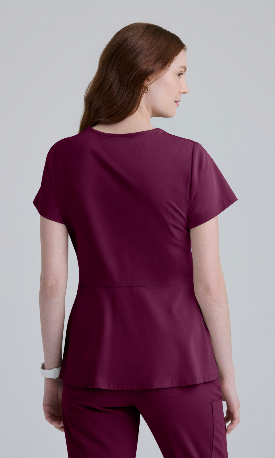 Grey's Anatomy Cultivate GRGT309 Spring Top Wine - back