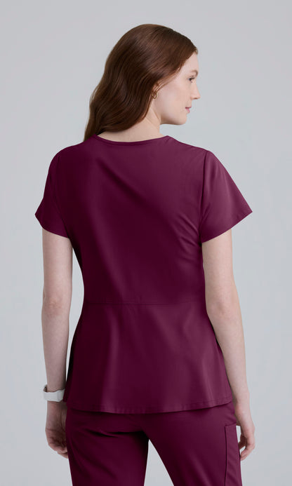 Grey's Anatomy Cultivate GRGT309 Spring Top Wine - back