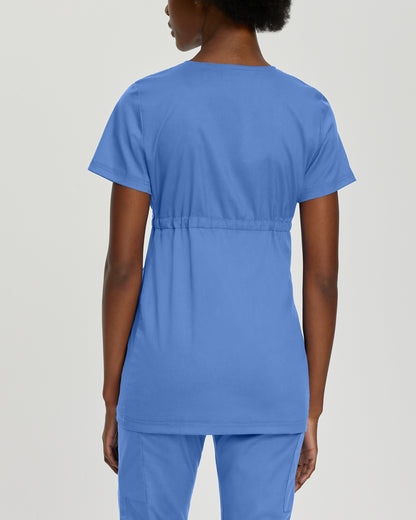 ProFlex 4399 Women's 3 Pocket V Neck Maternity Scrub Top Ceil Image