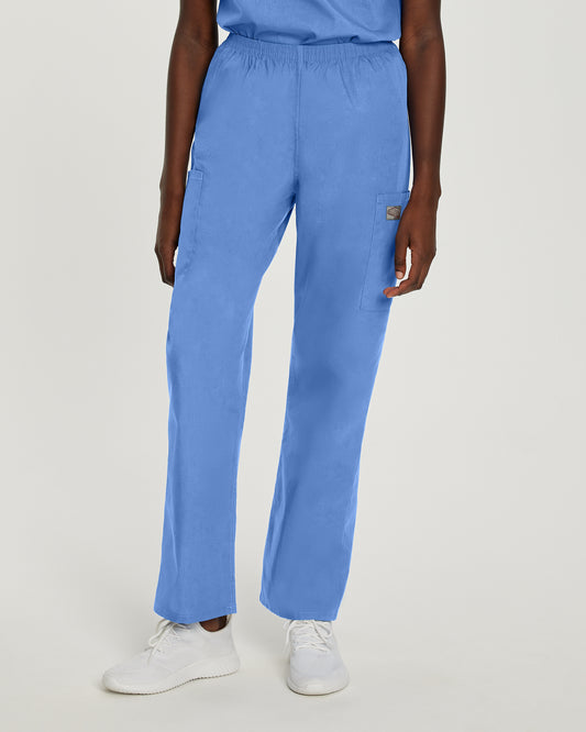 Scrub Zone 83221 Women's Cargo Scrub Pants Ceil Blue Image