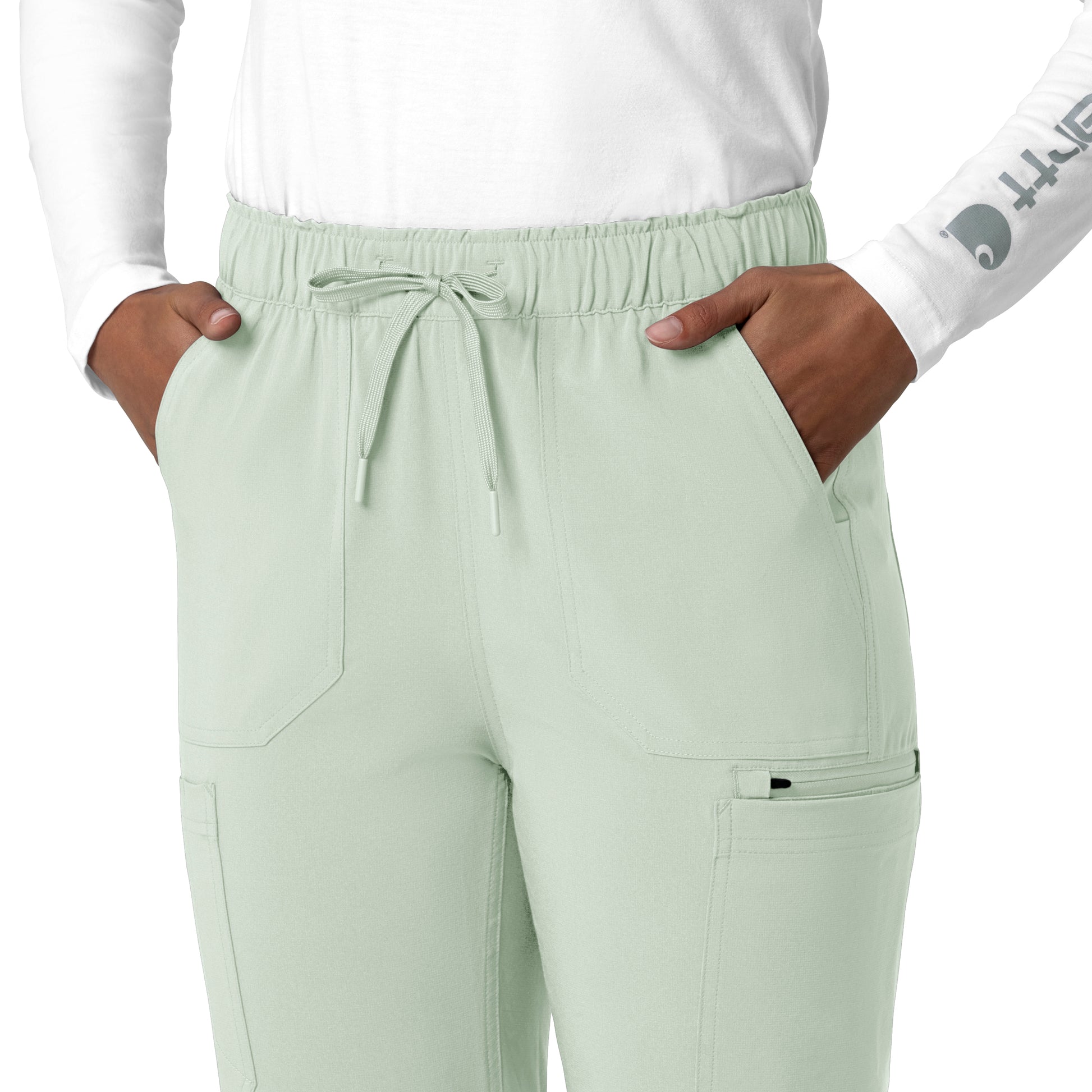 Force Cross-Flex C53210 Women's Straight Leg Cargo Scrub Pants Big Sky