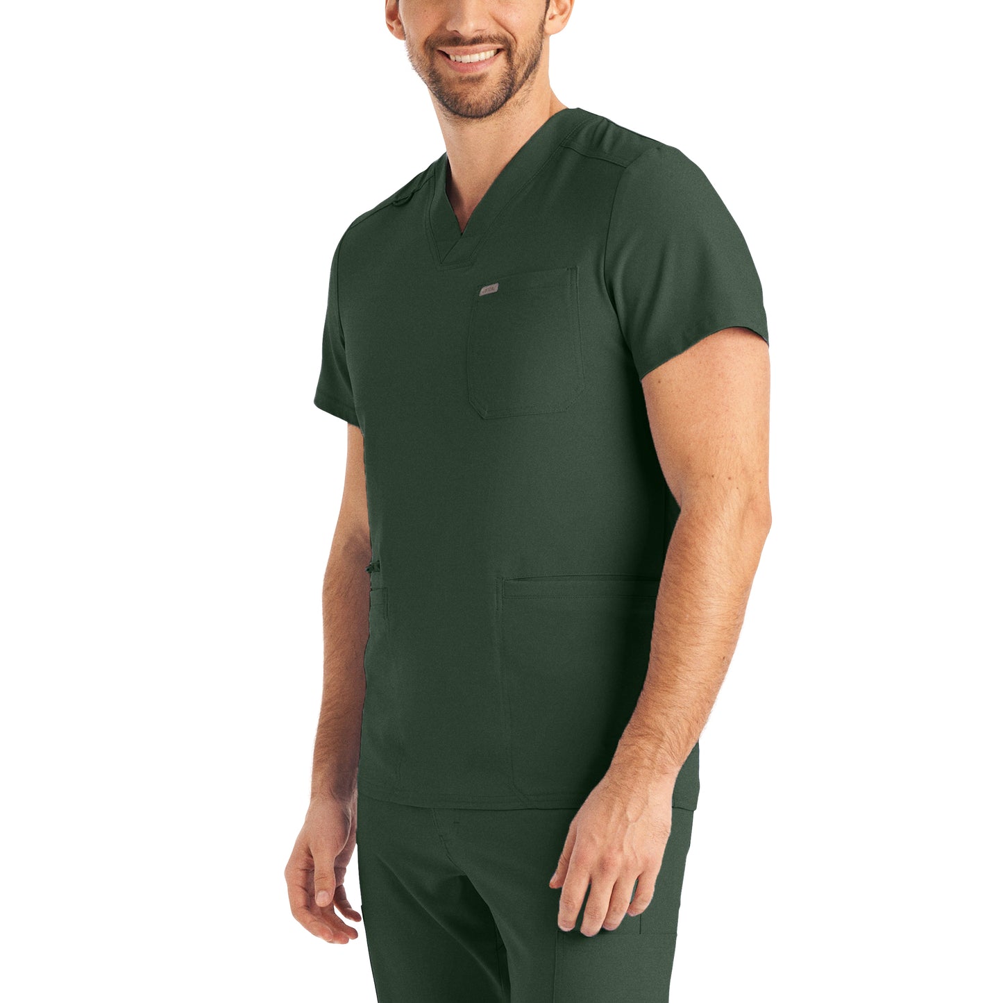 Forward LT110 Men's 4 Pocket V Neck Scrub Top Mountain View Image