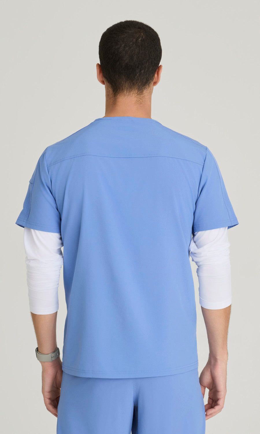 Barco One BOT195 Velocity Scrub Top Ciel Blue