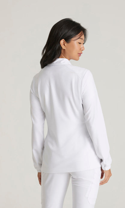 Cleveland Clinic Grey's Anatomy Evolve GSSW886 Virtue Scrub Jacket White