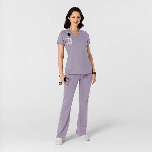 RENEW Knit 5459 Women's Flare Yoga Scrub Pants Wisteria