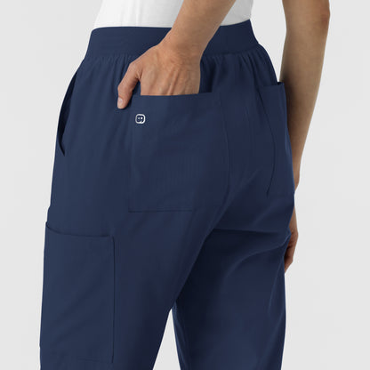 W123 5145 Cargo Utility Scrub Pants Navy Model Image Alternate | Wink