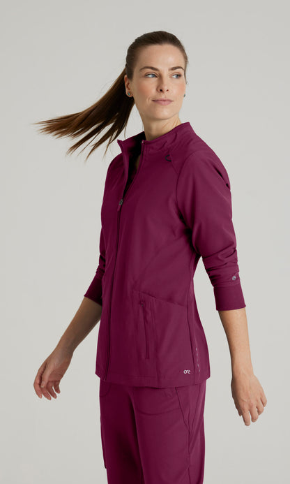 Barco One BOW894 Venture Scrub Jacket Wine