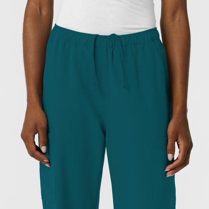 NURTUR 5180 Women's Straight Leg Cargo Scrub Pants Caribbean