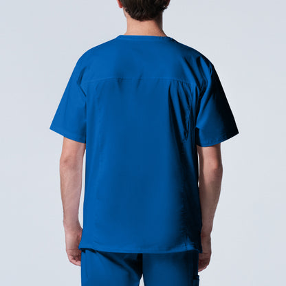 ProFlex LT109 Men's 4 Pocket V Neck Scrub Top Royal Image