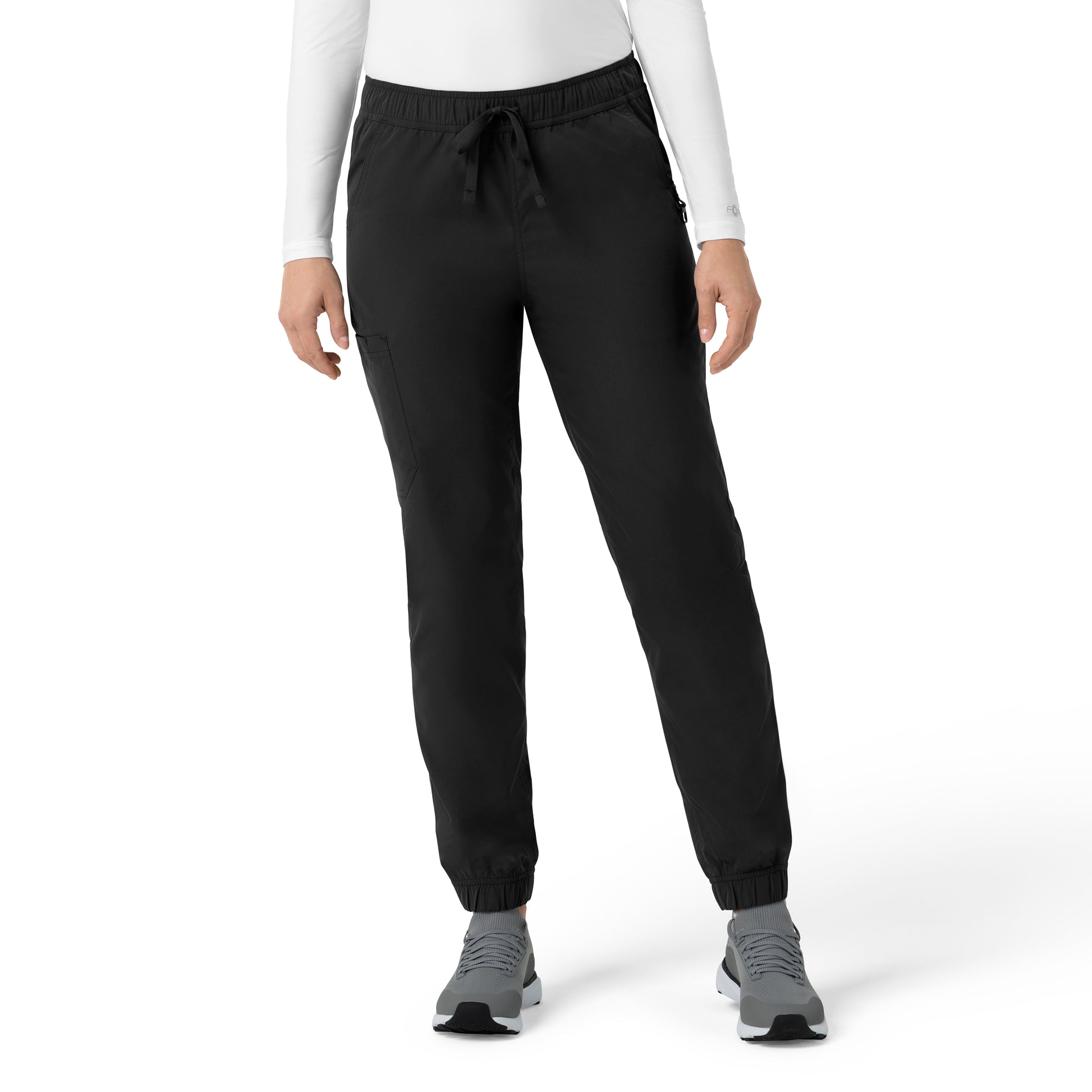 Rugged Flex C52139 Women's Ripstop Jogger Scrub Pants Black