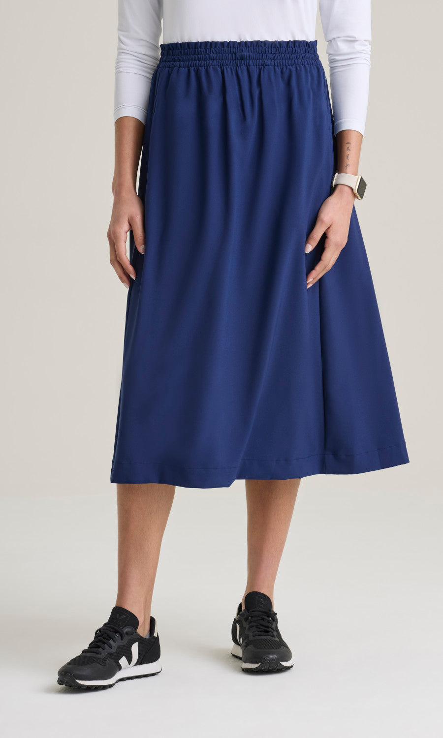 Grey's Anatomy Evolve GSSS745 Terran Skirt Indigo - front