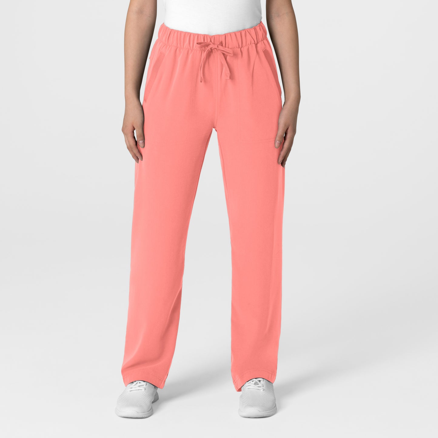 Nova 5232 Women's Stovepipe High-Low Hem Scrub Pants Paradise Pink