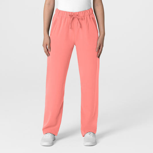 Nova 5232 Women's Stovepipe High-Low Hem Scrub Pants Paradise Pink