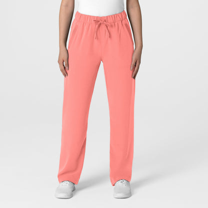 Nova 5232 Women's Stovepipe High-Low Hem Scrub Pants Paradise Pink
